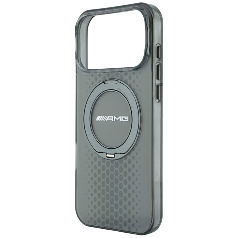 Custodia AMG IML Double Layer Urban Line con anello di supporto e MagSafe per iPhone 18 Pro Max / 17 Pro Max (grigia) - 6