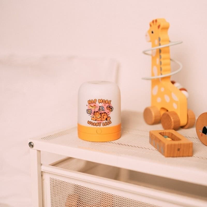 Garfield - Lampada ambientale a LED wireless USB-C per bambini con controllo della luminosita - 6