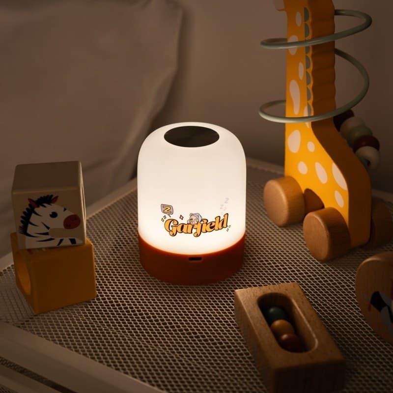Garfield - Lampada ambientale a LED wireless USB-C per bambini con controllo della luminosita - 7