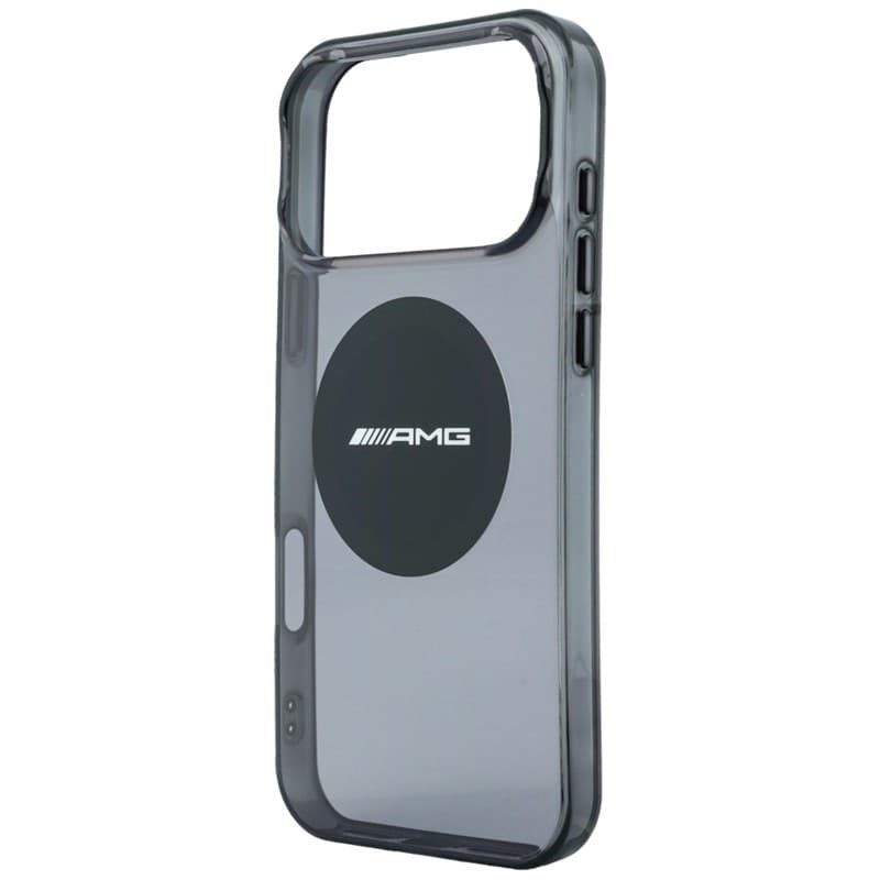 Custodia AMG IML trasparente bicolore con blocco MagSafe per iPhone 18 Pro Max / 17 Pro Max (nera) - 6