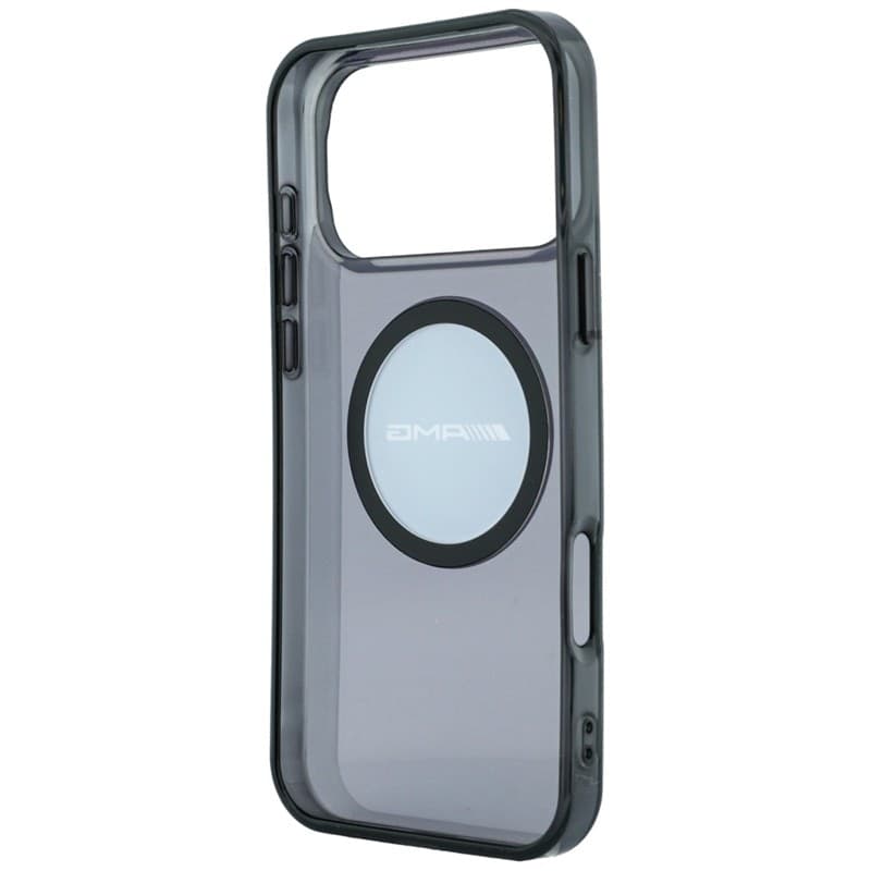 Custodia AMG IML trasparente bicolore con blocco MagSafe per iPhone 18 Pro Max / 17 Pro Max (nera) - 7