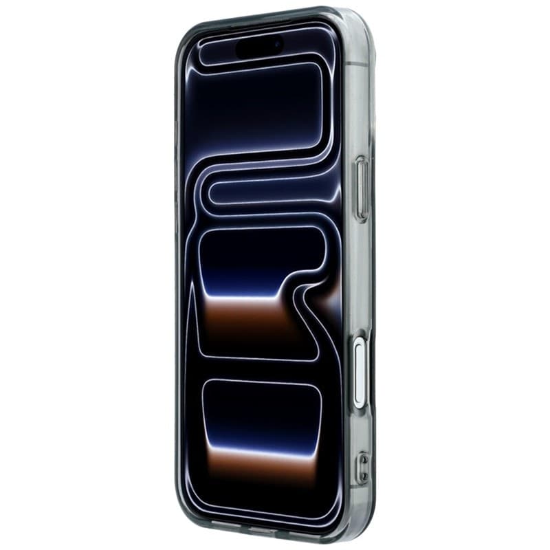 Custodia AMG IML trasparente bicolore con blocco MagSafe per iPhone 18 Pro Max / 17 Pro Max (Nero / Grigio) - 5