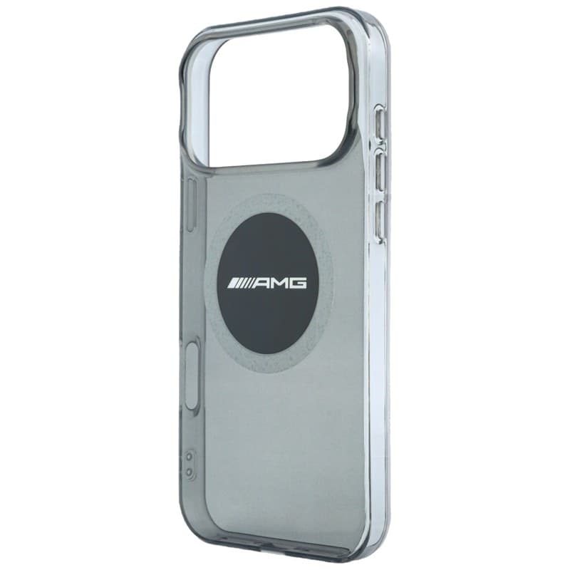 Custodia AMG IML trasparente bicolore con blocco MagSafe per iPhone 18 Pro Max / 17 Pro Max (Nero / Grigio) - 6