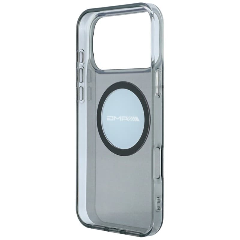 Custodia AMG IML trasparente bicolore con blocco MagSafe per iPhone 18 Pro Max / 17 Pro Max (Nero / Grigio) - 7