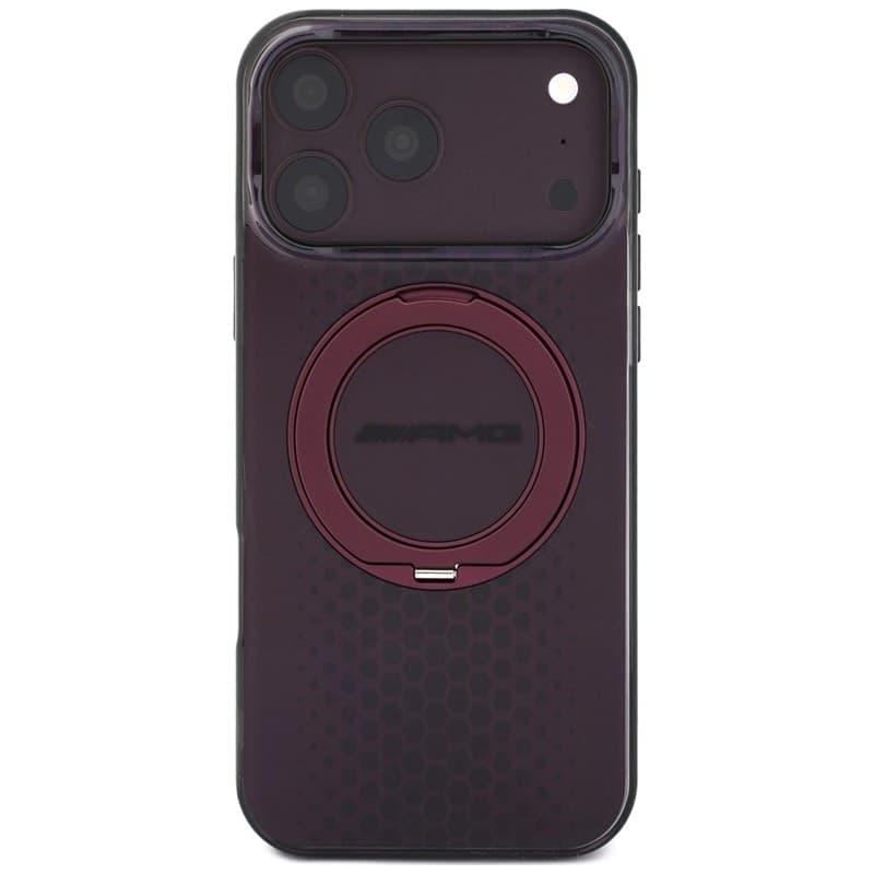 Custodia AMG IML Double Layer Urban Line con anello di supporto e MagSafe per iPhone 18 Pro Max / 17 Pro Max (Bordeaux) - 3