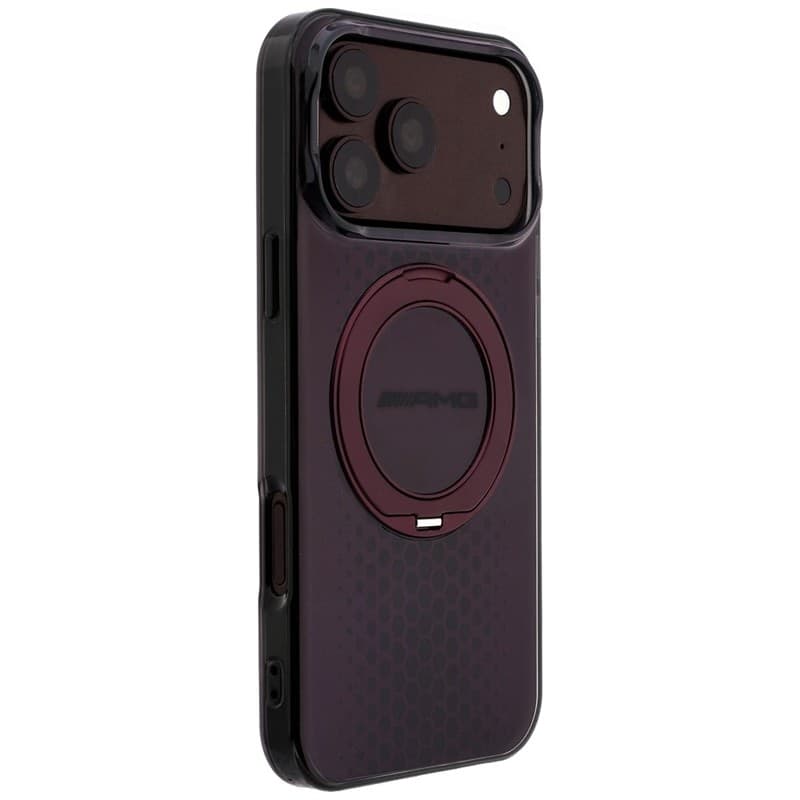 Custodia AMG IML Double Layer Urban Line con anello di supporto e MagSafe per iPhone 18 Pro Max / 17 Pro Max (Bordeaux) - 4