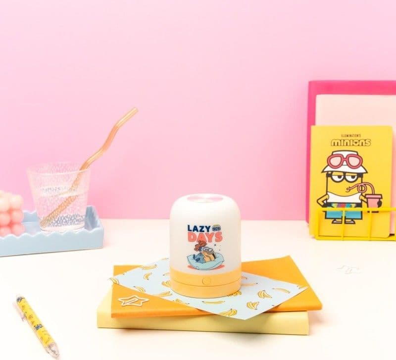 Minions - Lampada ambientale a LED wireless USB-C per bambini con luminosita regolabile - 3