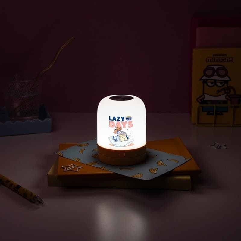 Minions - Lampada ambientale a LED wireless USB-C per bambini con luminosita regolabile - 4