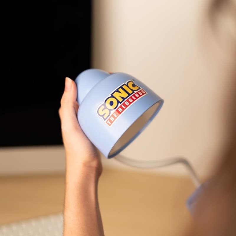 Sonic - Lampada da scrivania a LED flessibile per bambini con organizer, connessione wireless USB-C e luminosita regolabile. - 10