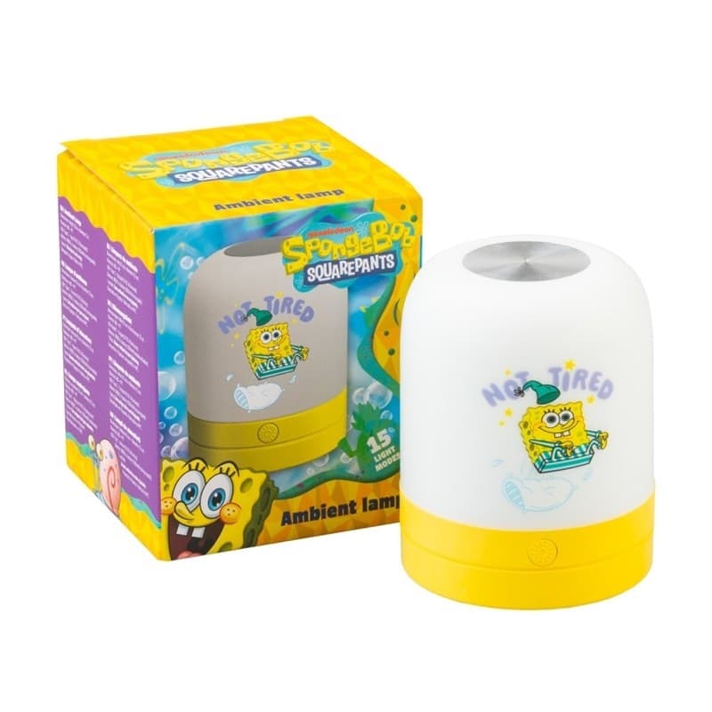 Spongebob - Lampada ambientale a LED wireless USB-C per bambini con luminosita regolabile - 2