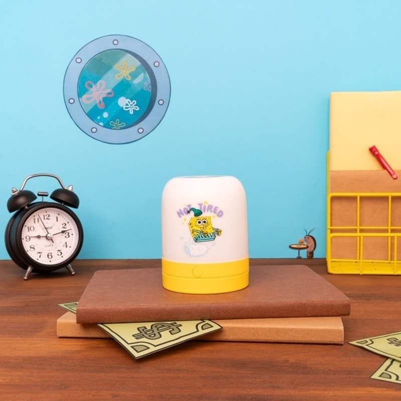 Spongebob - Lampada ambientale a LED wireless USB-C per bambini con luminosita regolabile - 3