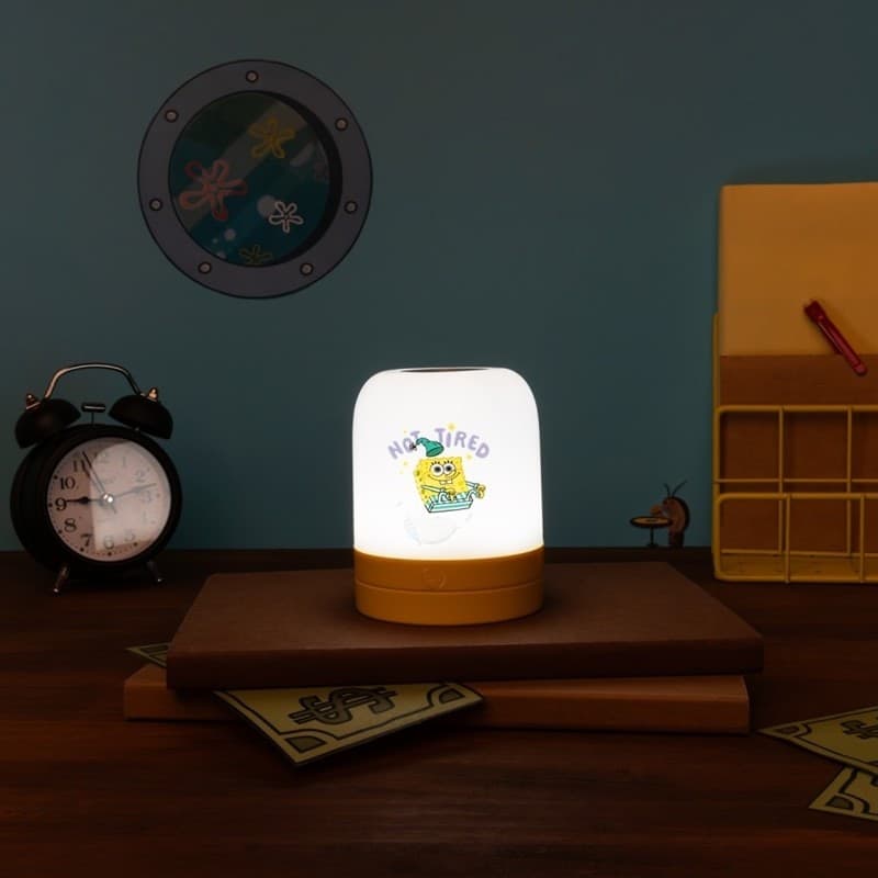Spongebob - Lampada ambientale a LED wireless USB-C per bambini con luminosita regolabile - 4