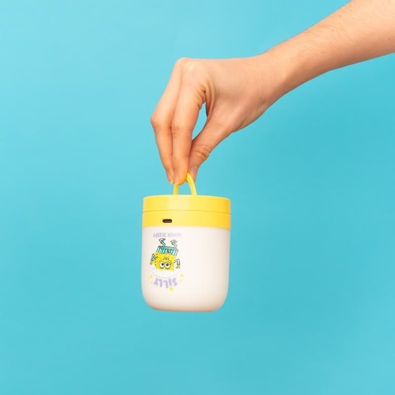 Spongebob - Lampada ambientale a LED wireless USB-C per bambini con luminosita regolabile - 5