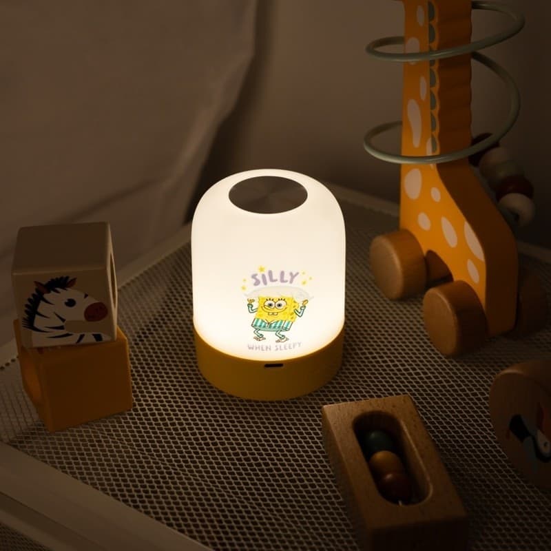 Spongebob - Lampada ambientale a LED wireless USB-C per bambini con luminosita regolabile - 7