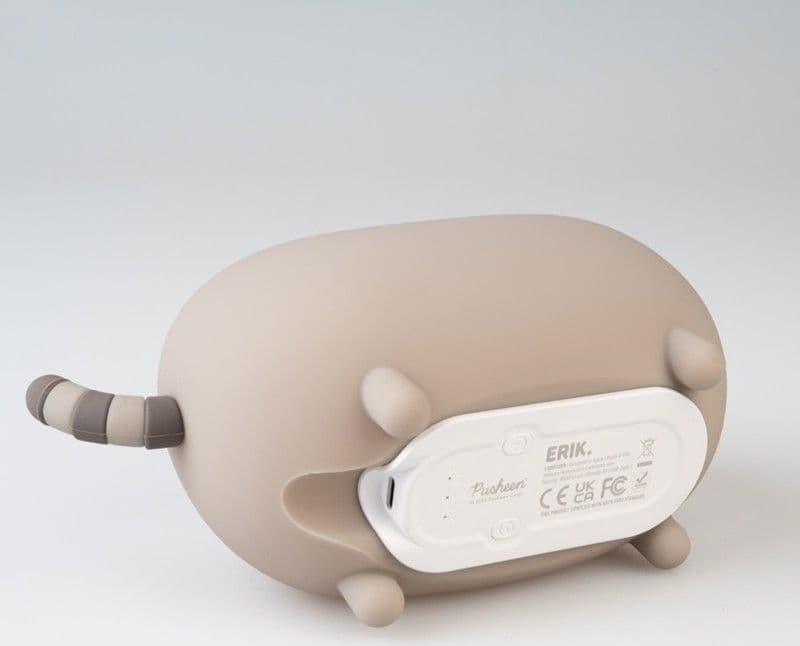 Pusheen - Luce notturna a LED in morbido silicone per bambini con luminosita regolabile - 3