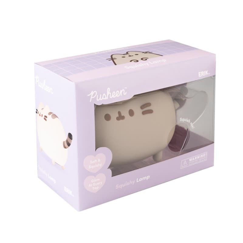 Pusheen - Luce notturna a LED in morbido silicone per bambini con luminosita regolabile - 8