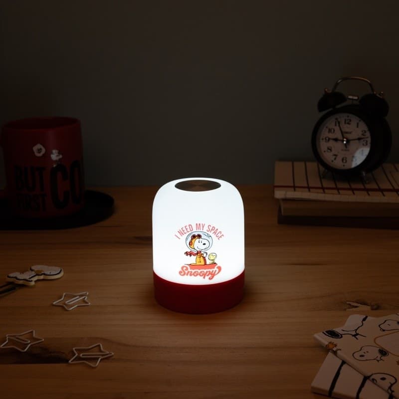Snoopy - Lampada ambientale a LED wireless USB-C per bambini con luminosita regolabile - 4