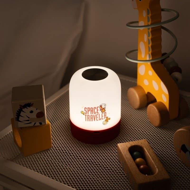 Snoopy - Lampada ambientale a LED wireless USB-C per bambini con luminosita regolabile - 7