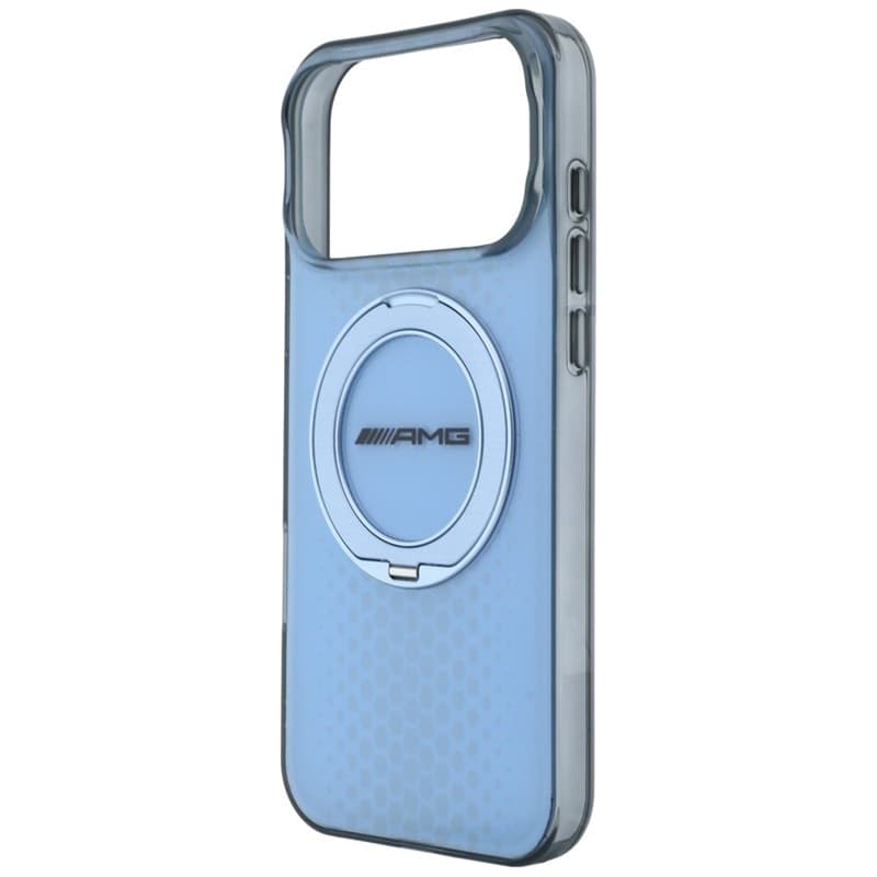 Custodia AMG IML Double Layer Urban Line con anello di supporto e MagSafe per iPhone 18 Pro Max / 17 Pro Max (Blu) - 6