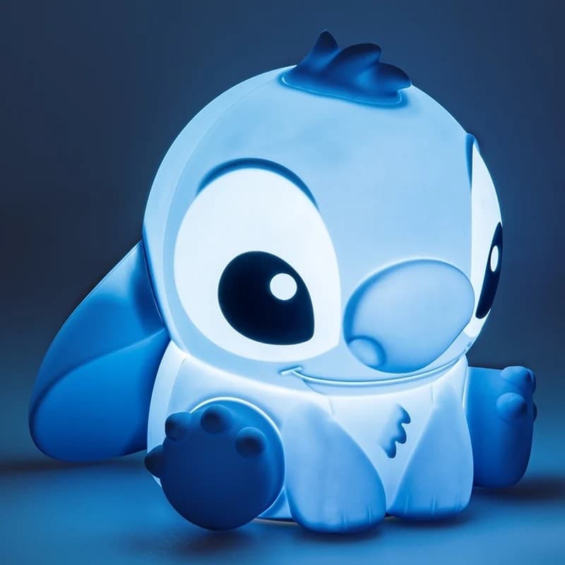 Disney Stitch - Luce notturna a LED in morbido silicone per bambini con luminosita regolabile - 2