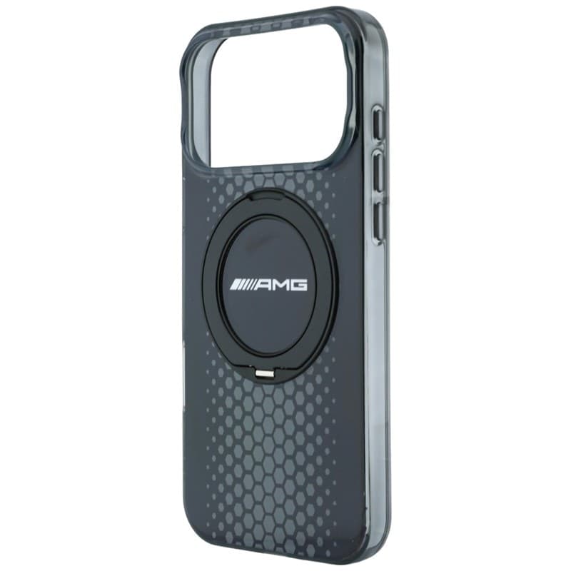 Custodia AMG IML Double Layer Urban Line con anello di supporto e MagSafe per iPhone 18 Pro Max / 17 Pro Max (nera) - 6