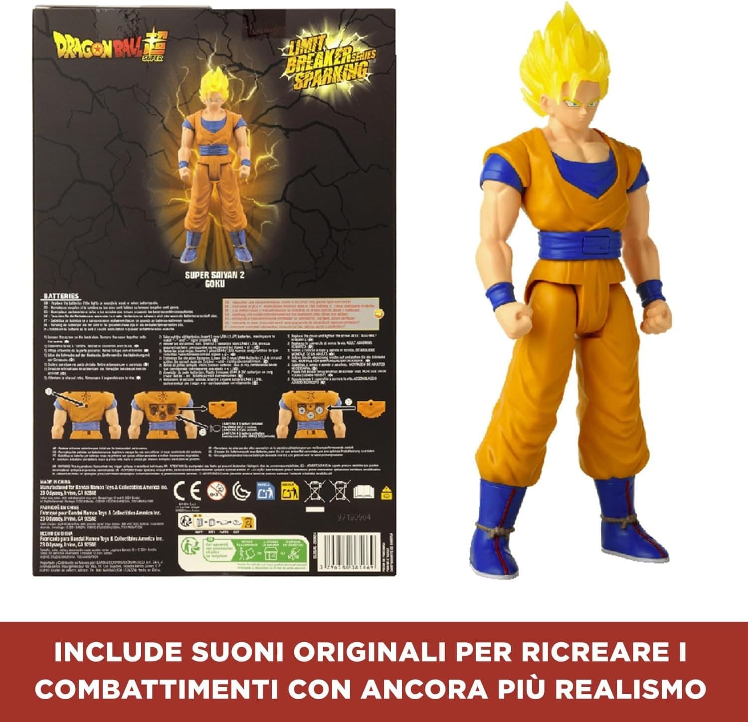 Bandai - Dragon Ball Super Action Figure Gigante con Fuzione 30 cm - 5
