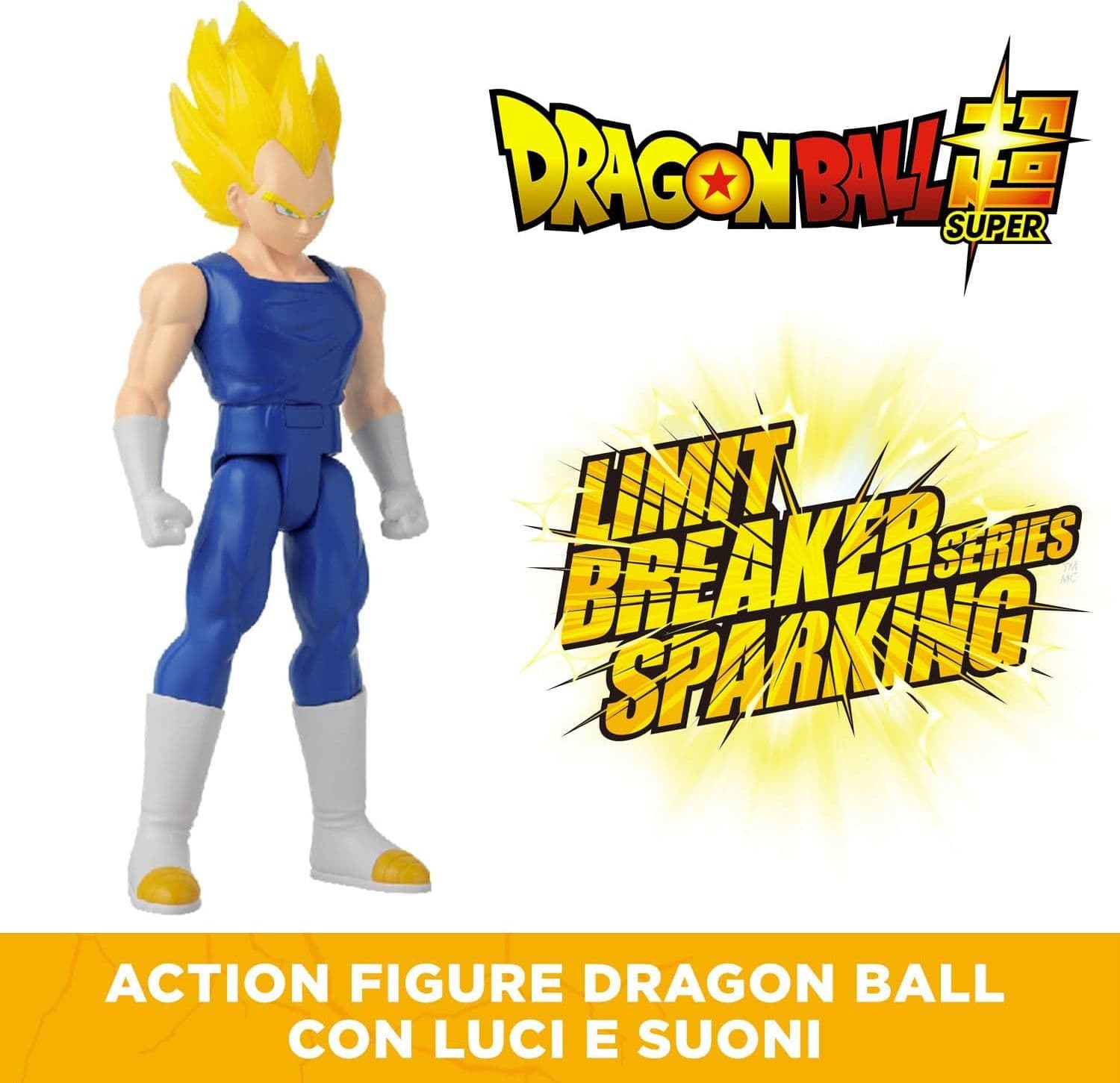 Bandai - Dragon Ball Super Action Figure Vegeta Gigante con Fuzione 30 cm - 3