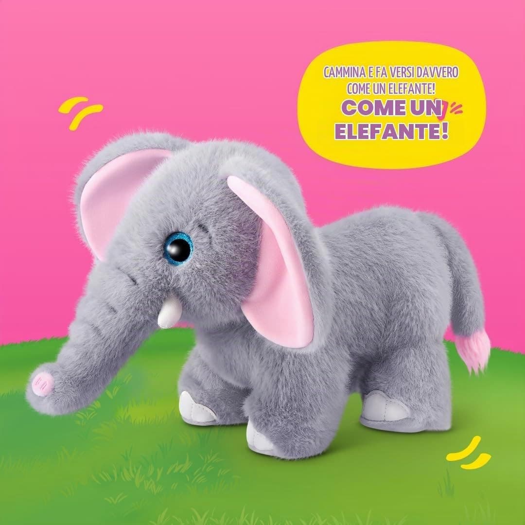 Zuru - Pets Alive Mamma e Baby Elefante Interattivo - 3