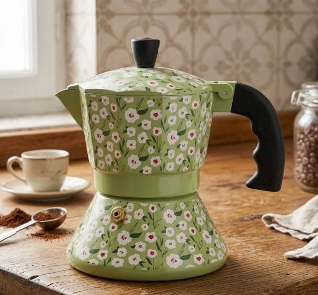 Caffettiera in Alluminio/AISI Inox Alu Azalea 3 Tazze per Induzione - 2