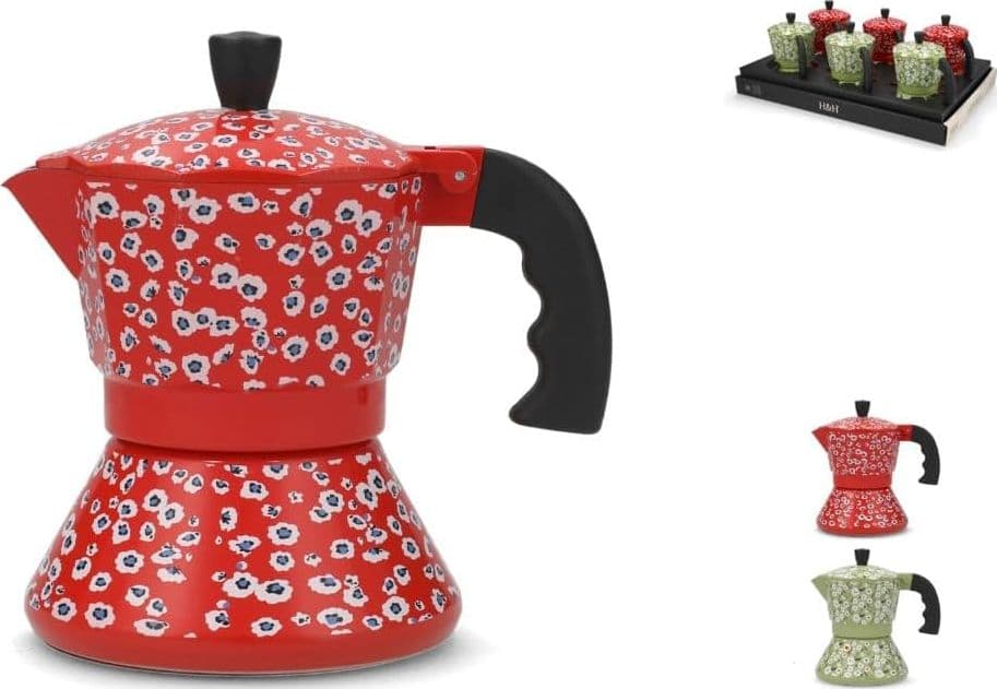Caffettiera in Alluminio/AISI Inox Alu Azalea 3 Tazze per Induzione - 3