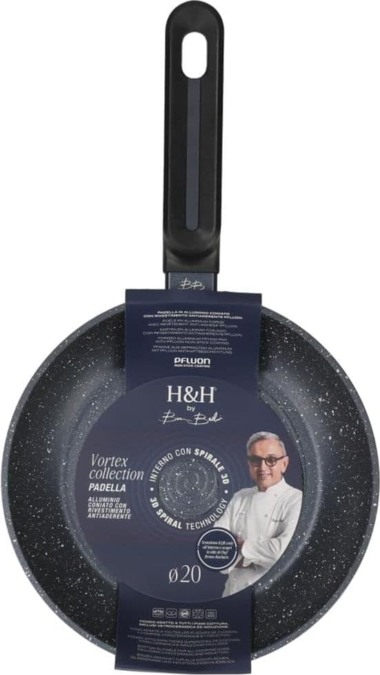 Padella H&H ATD Vortex Barbieri 20 cm per Induzione - 3