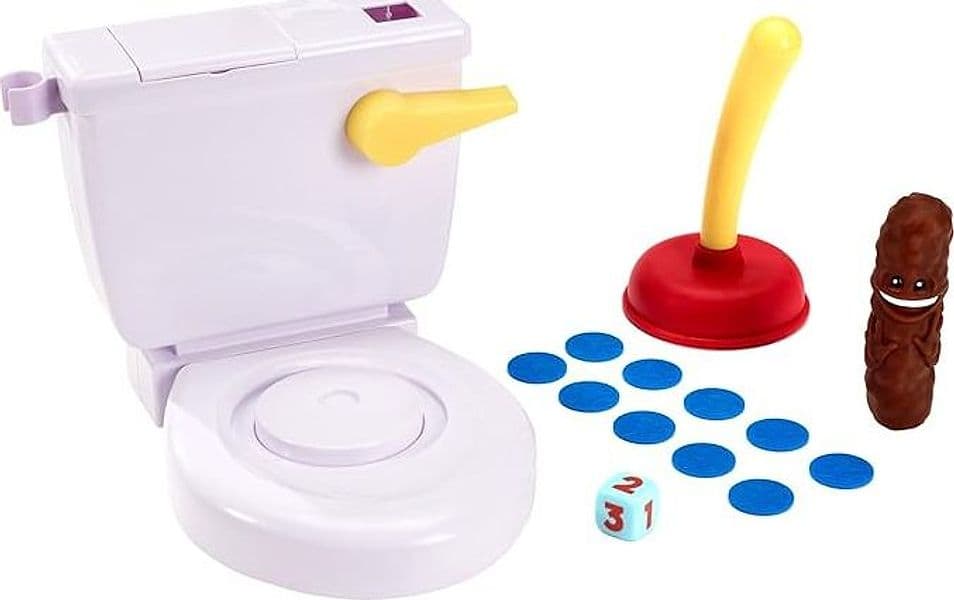 Mattel Games - Acchiappa la Cacca con Toilet Incluso - 2