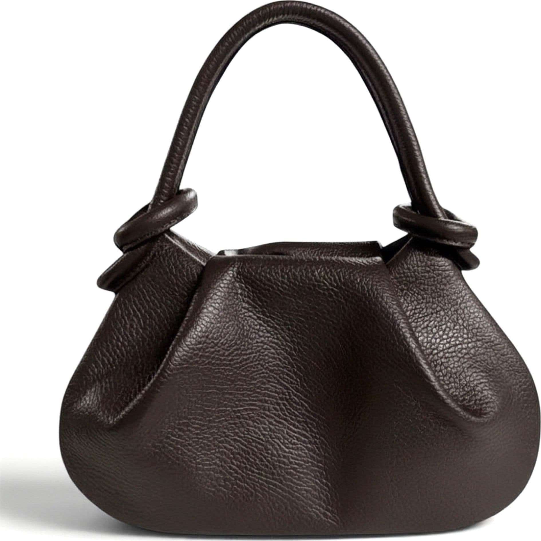 Modarno Borsetta a mano con manico convertibile "Linda" in vera pelle 28x8x16cm - 1