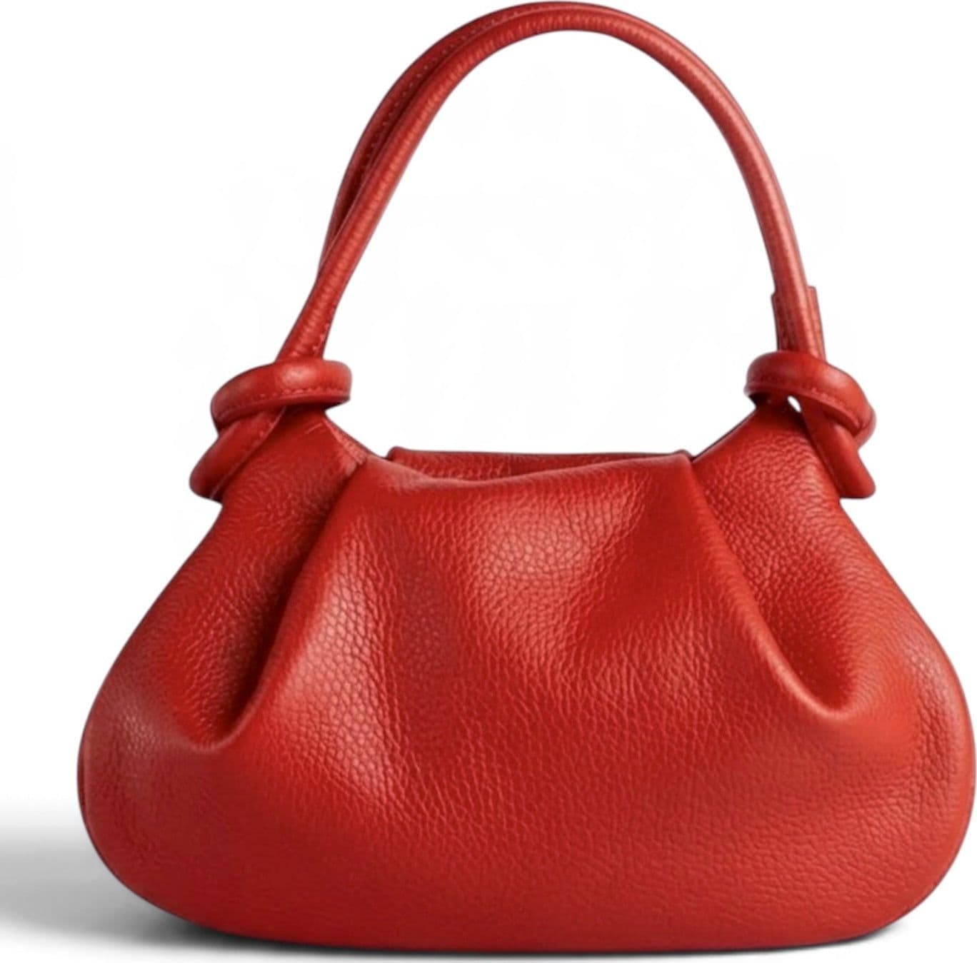Modarno Borsetta a mano con manico convertibile "Linda" in vera pelle 28x8x16cm - 13