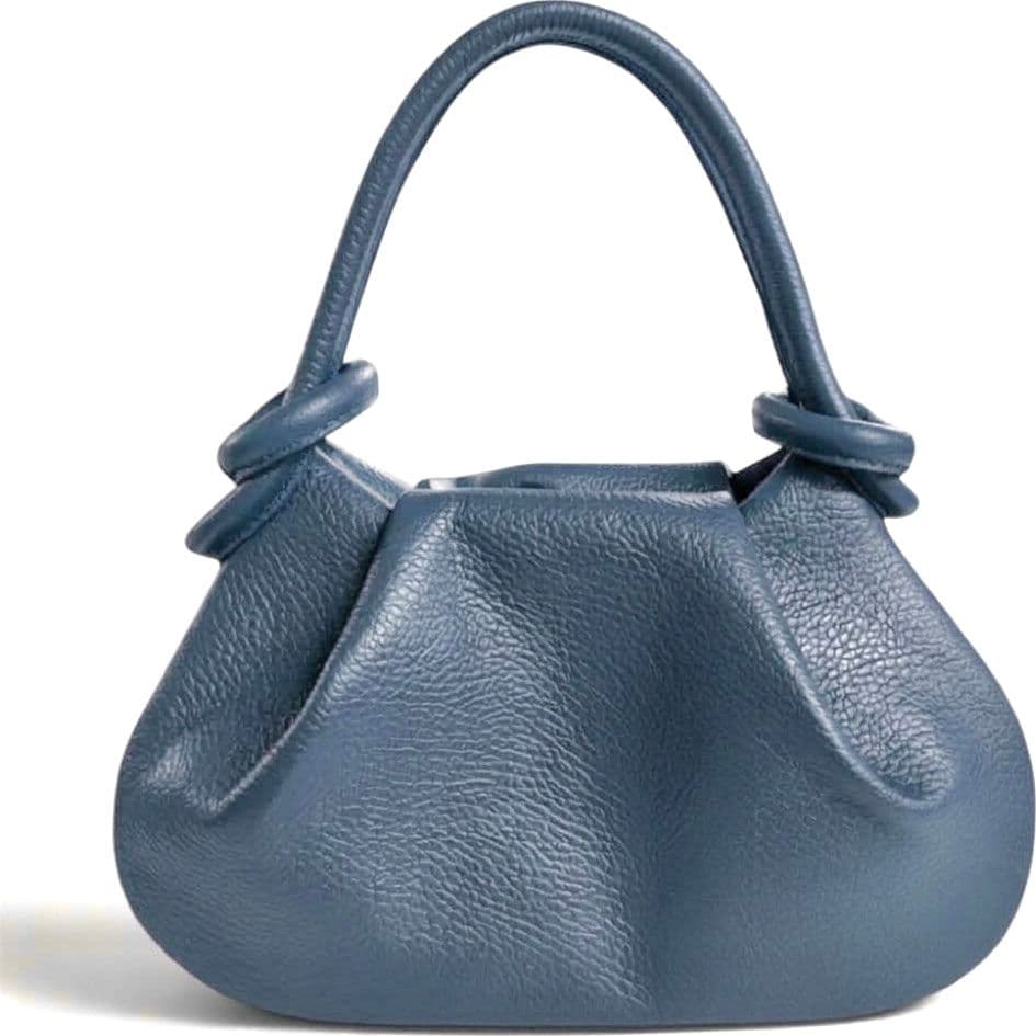 Modarno Borsetta a mano con manico convertibile "Linda" in vera pelle 28x8x16cm - 18