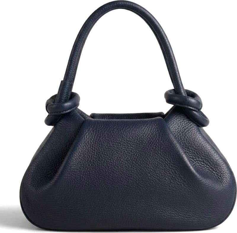 Modarno Borsetta a mano con manico convertibile "Linda" in vera pelle 28x8x16cm - 8