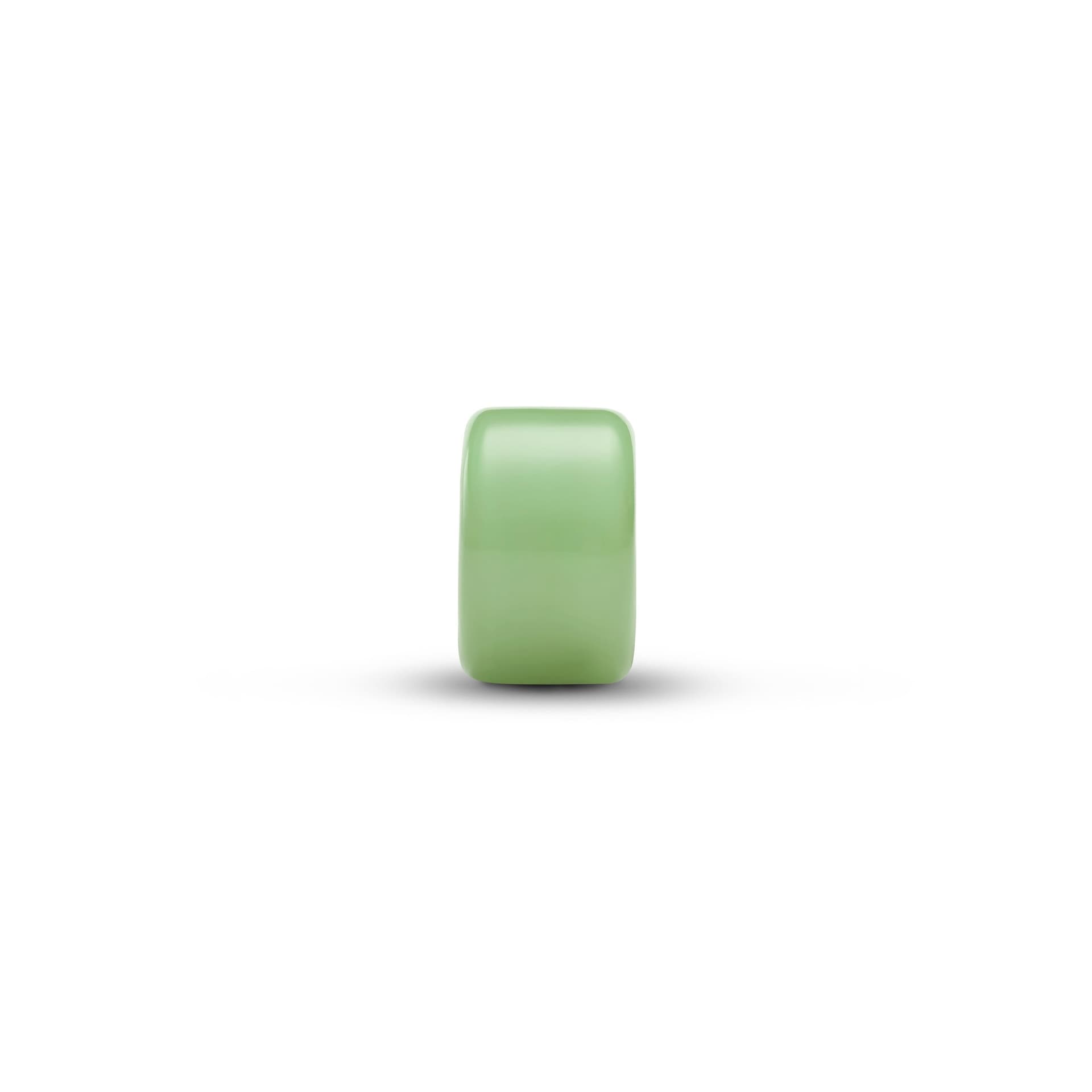 Pandora  Charm Mini  Vetro di Murano Verde Argento - 2