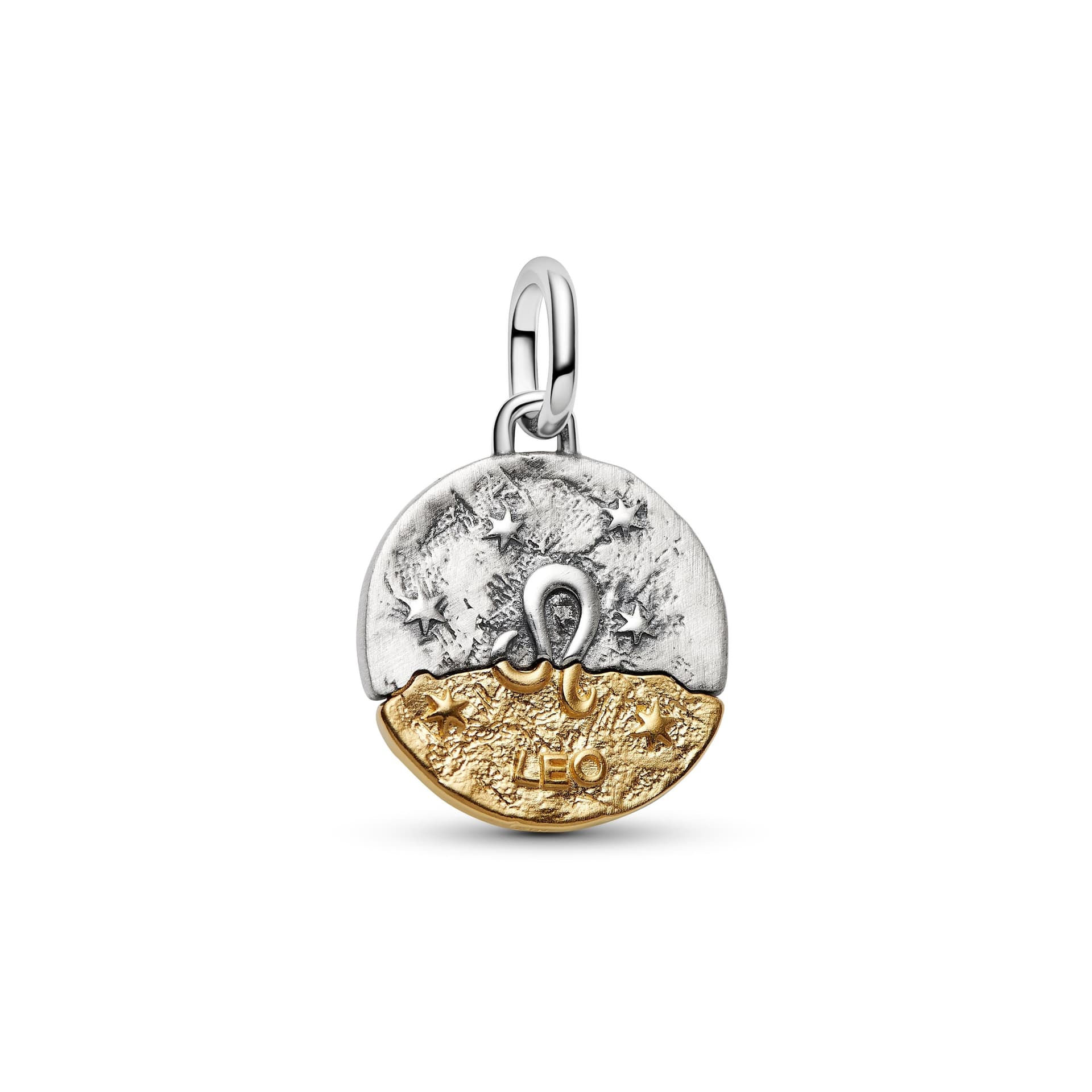 Pandora   Charm Medallion Leone Argento lega metallica rifinita in Oro - 2
