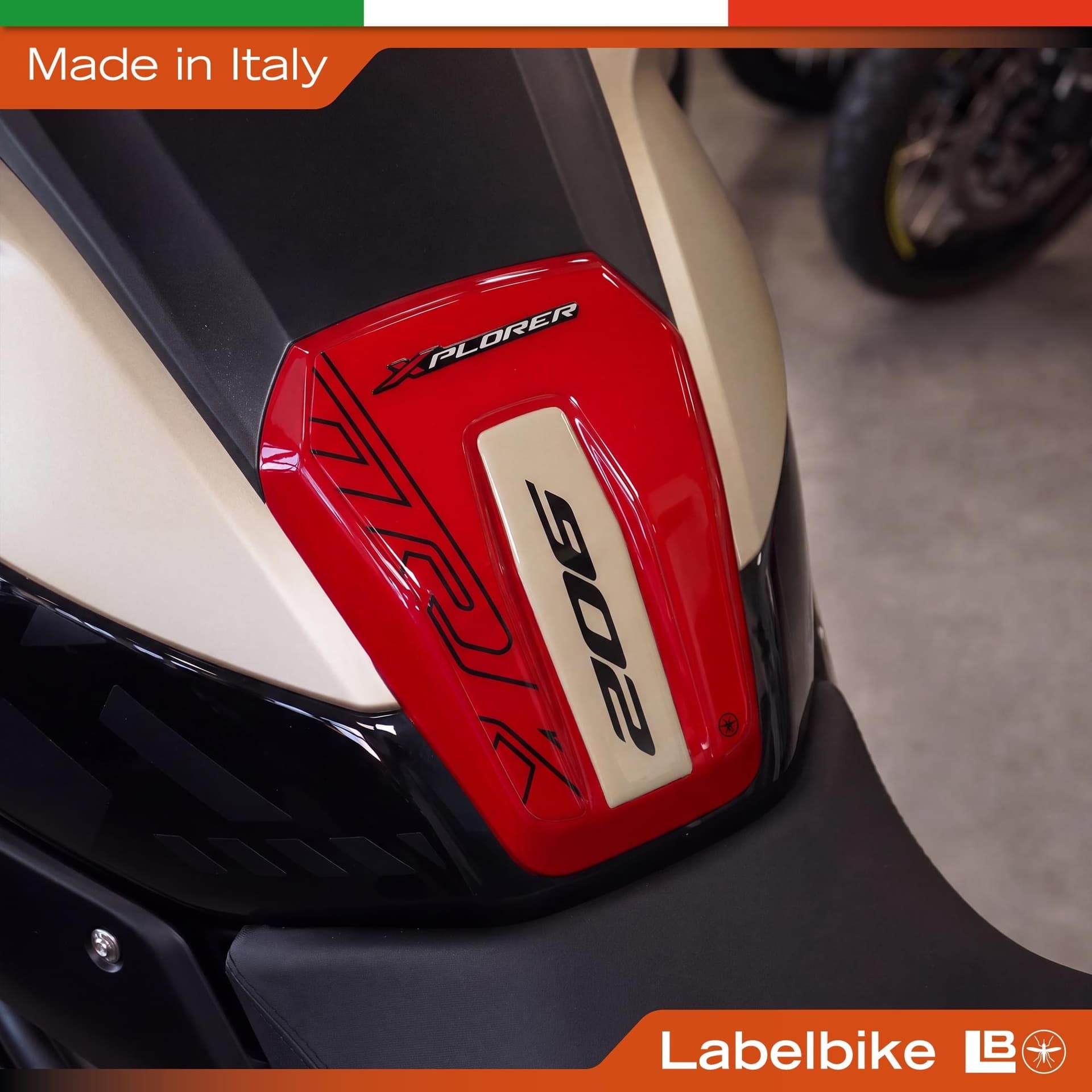 Adesivo Paraserbatoio moto compatibile con Benelli TRK 902 Xplorer 2026 - 3