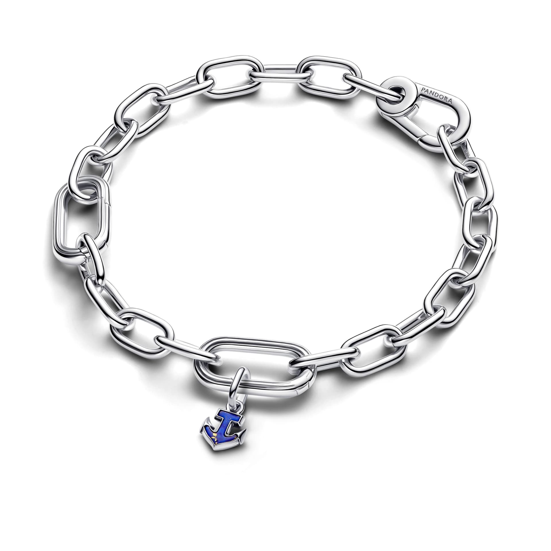 Pandora   Charm Mini Pendente Ancora Blu Pandora ME Argento - 3