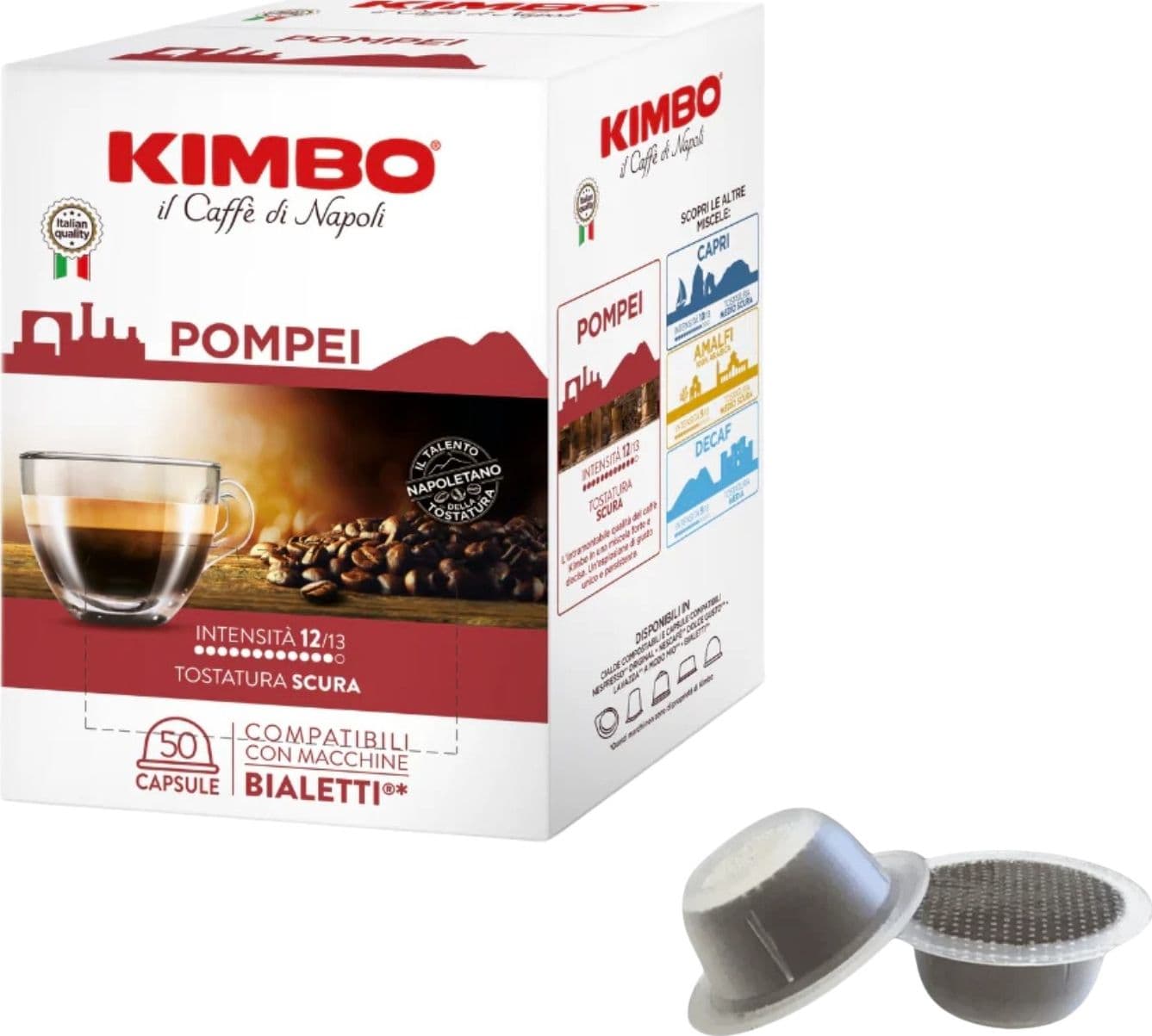Kimbo Miscela Pompei 50 Capsule compatibili Bialetti - 2