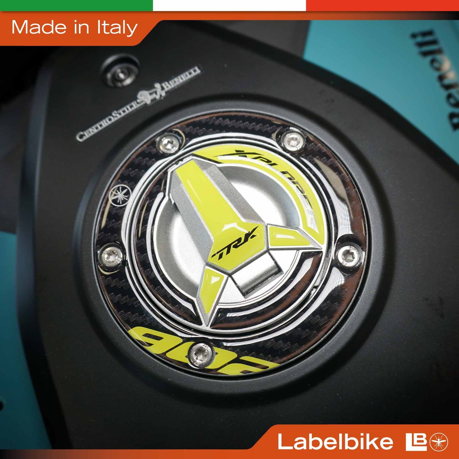 Adesivo Tappo Serbatoio moto compatibile con Benelli TRK 902 Xplorer 2026 - 3