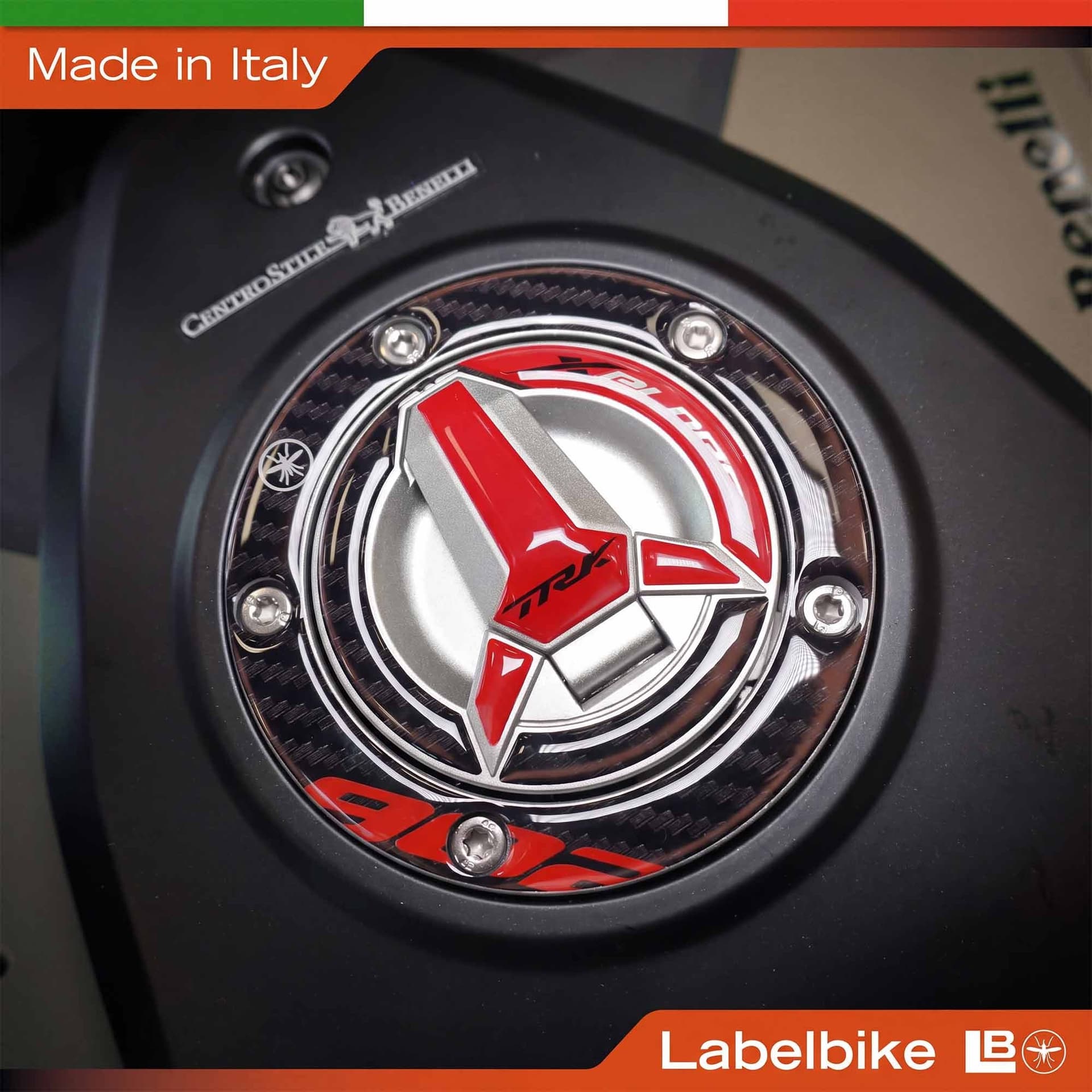 Adesivo Tappo Serbatoio moto compatibile con Benelli TRK 902 Xplorer 2026 - 9