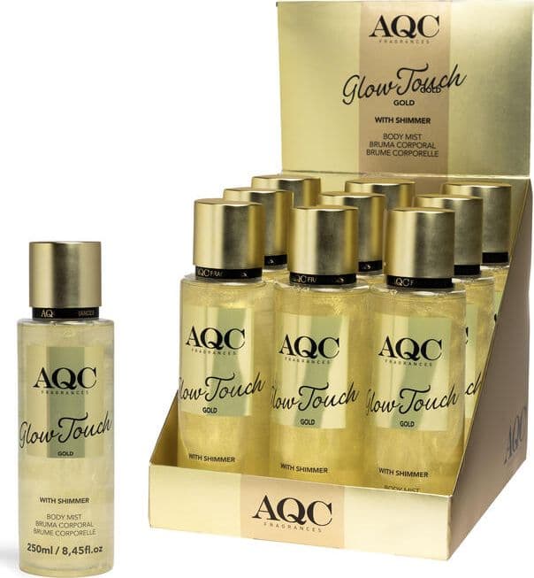 AQC Spray corpo profumato con brillantini dorati 250 ml - 2