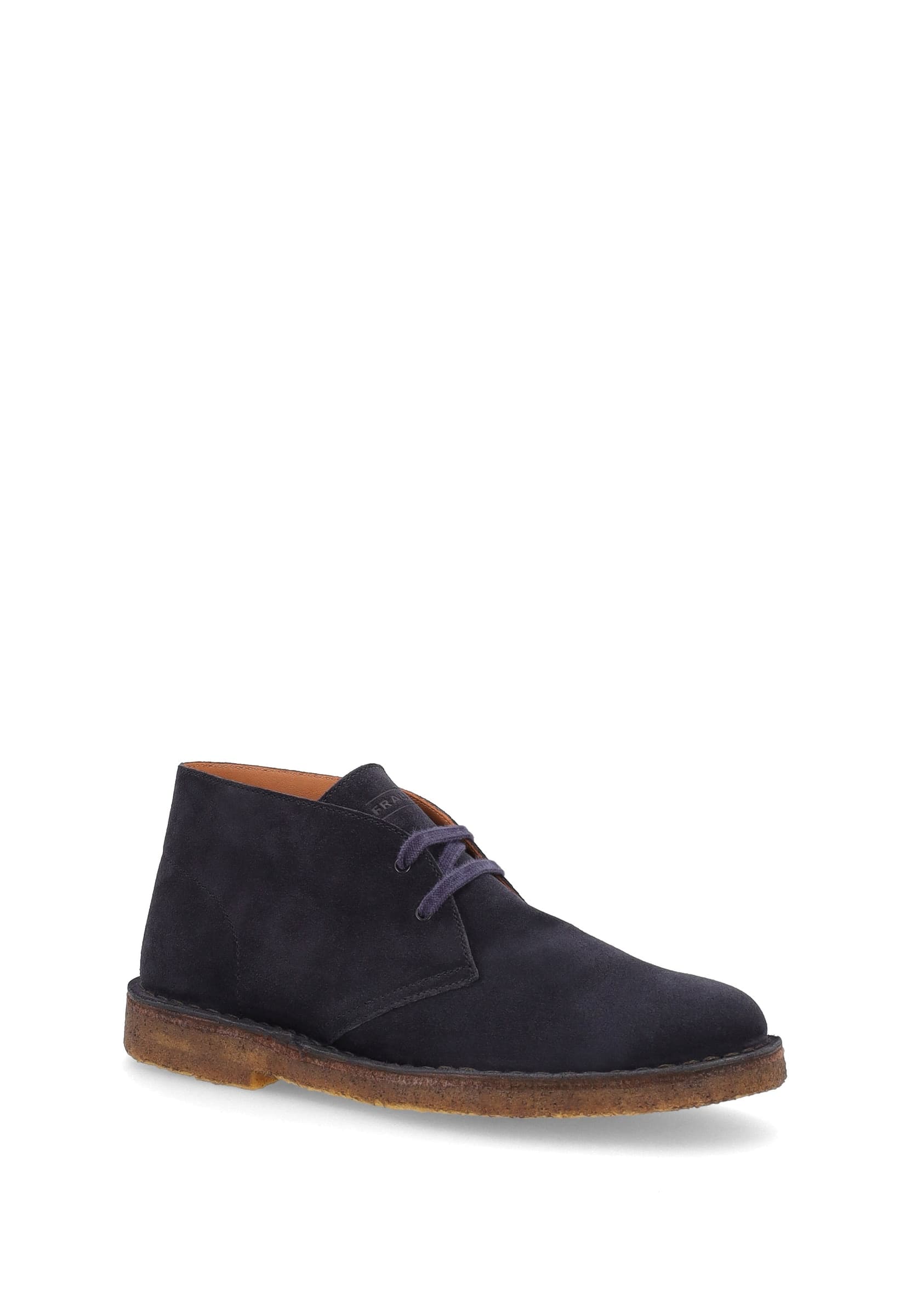Frau desert boot in pelle scamosciata blu A25C0 - 2