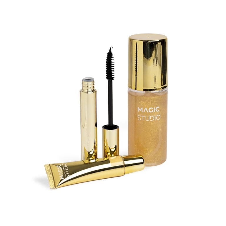 Magic Studio set Diamond Glow Essentials Gift con mascara, illuminante liquido e shimmer mist - 2