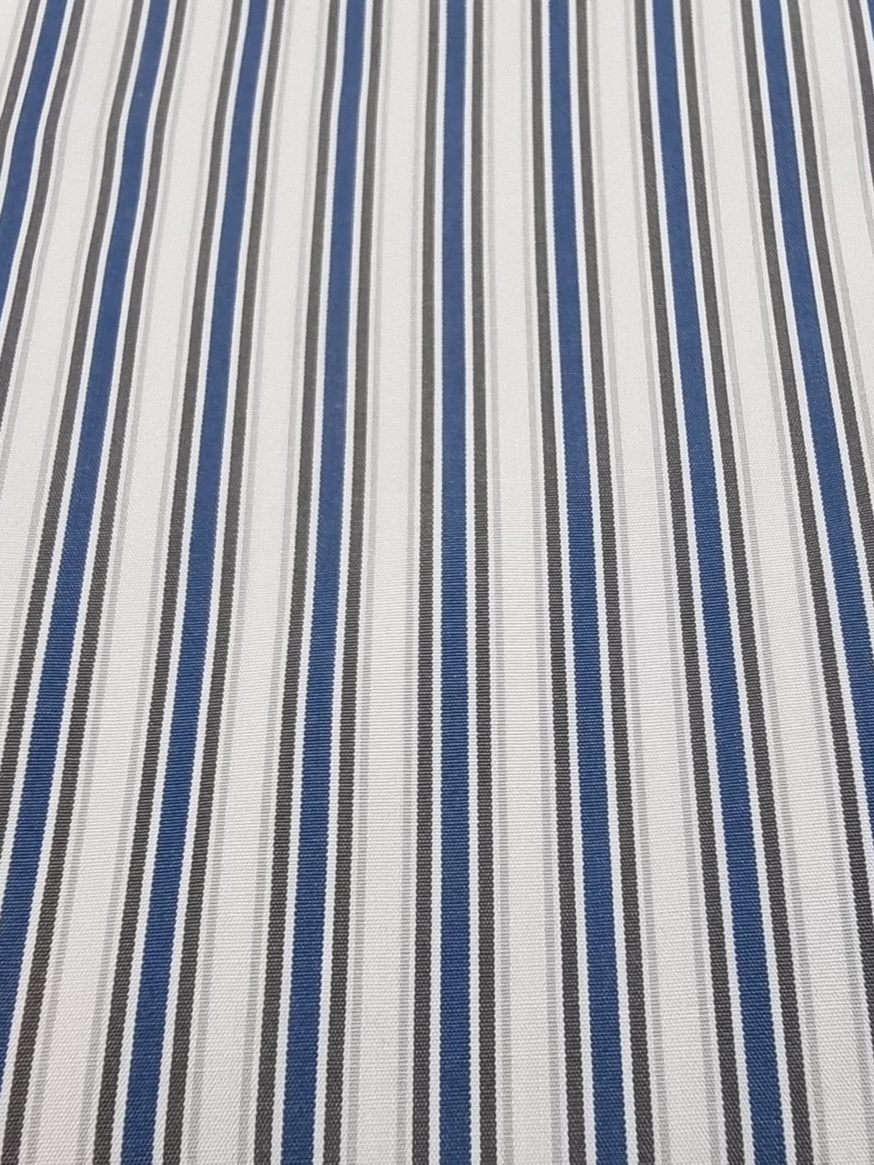 Camicia uomo Barba righe Blu bianche grigio made in Italy - 4
