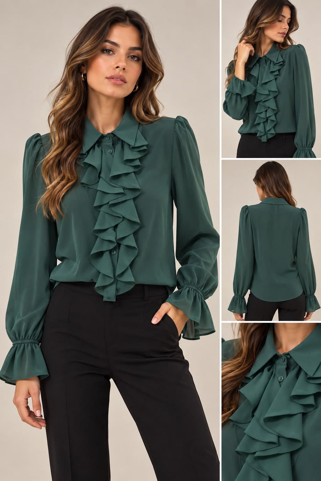 CAMICIA CON ROUCHES - 4