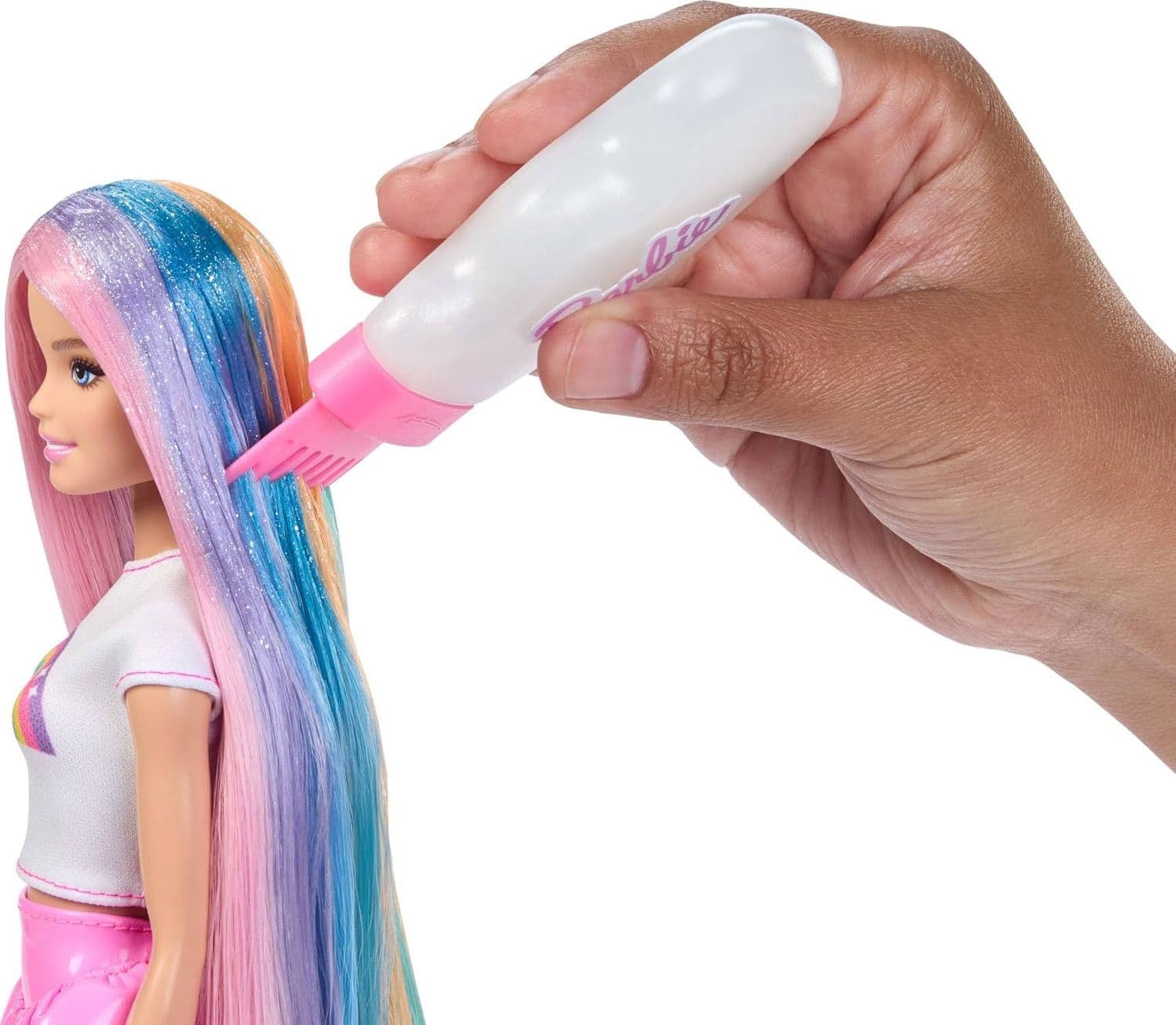 Mattel - Barbie Capelli Arcobaleno JJP07 - 3