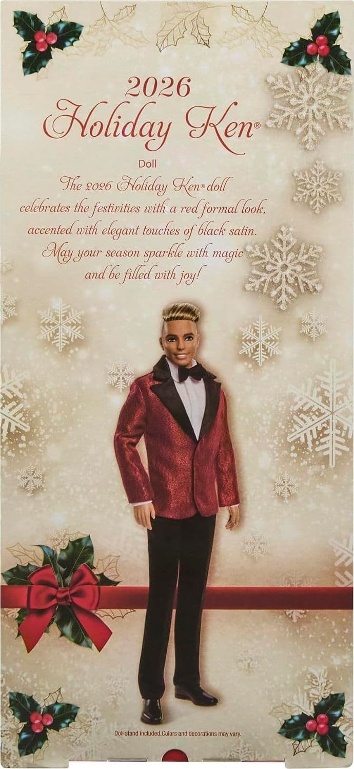 Mattel - Barbie Signature Ken Magia delle Feste 2026 JJX87 - 5
